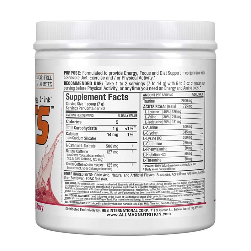 پودر آمینو ای کاتس آلمکس 210 گرم ا Allmax A Cuts 210 g - تصویر 2